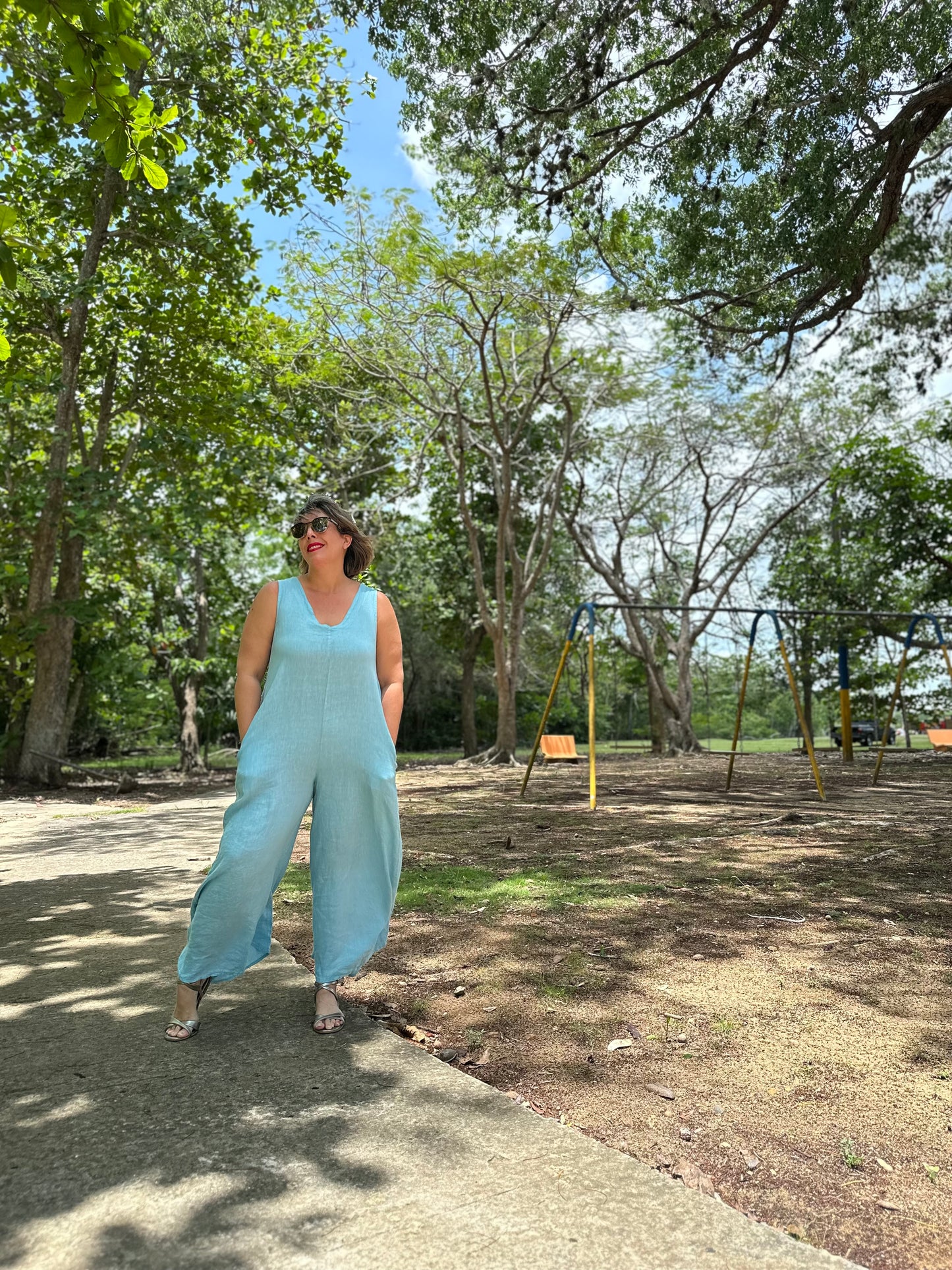 Elegant Linen Jumpsuit