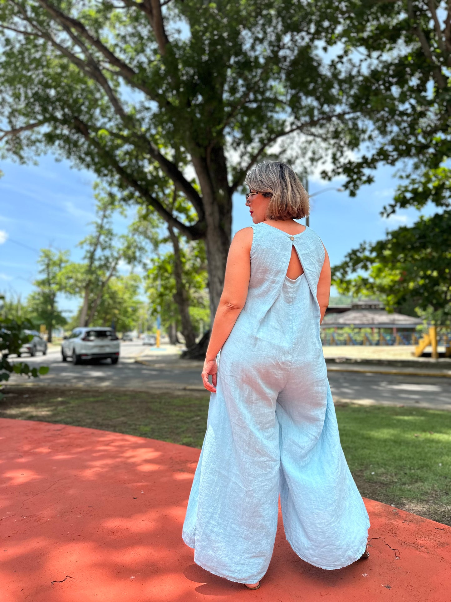 Elegant Linen Jumpsuit