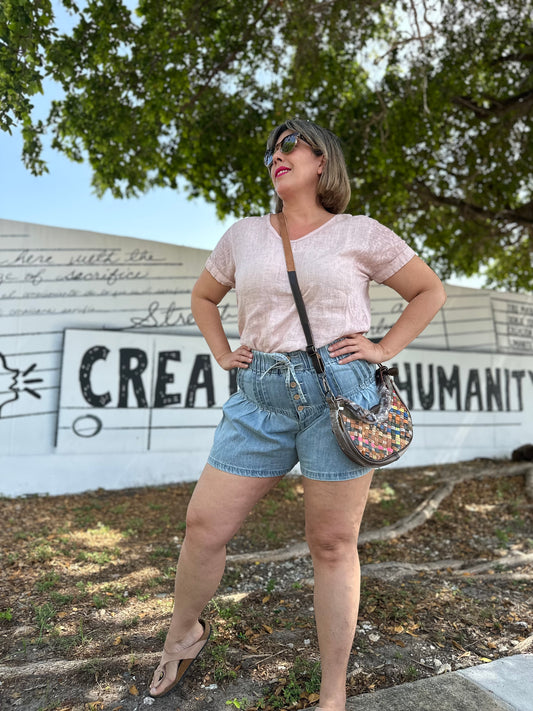 Linen basic top